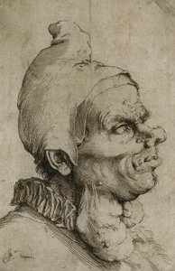 Cabeza grotesca grande de Jusepe de Ribera